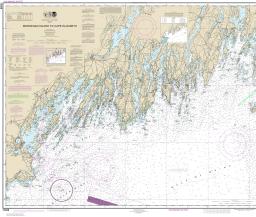 MapHouse NOAA Chart 13287 Saco Bay Vicinity 31.06 X 41.1 Paper Chart