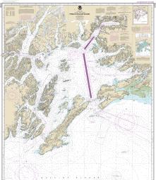 South Point to Round Lake 30.87 X 33.51 Paper Chart MapHouse NOAA Chart 14942 Lake Charlevoix;Charlevoix